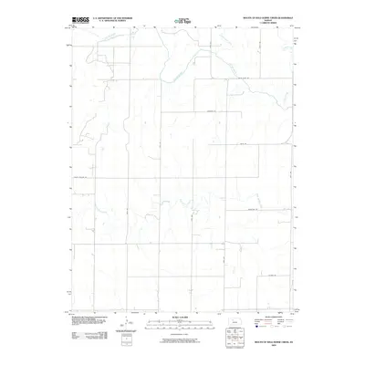 2009 Map of Mouth of Wild Horse Creek, 2009 Print