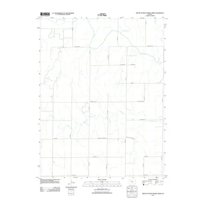 2012 Map of Mouth of Wild Horse Creek, 2012 Print