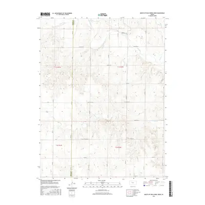 2016 Map of Mouth of Wild Horse Creek, 2016 Print