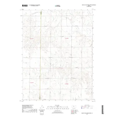 2018 Map of Mouth of Wild Horse Creek, 2018 Print