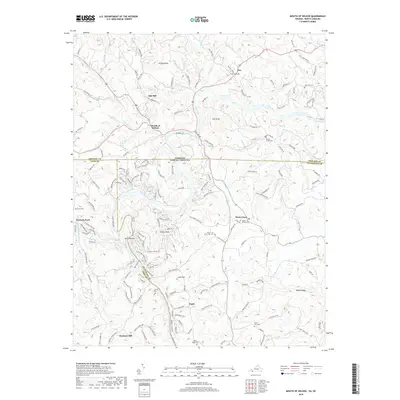 2019 Map of Mouth of Wilson, 2019 Print