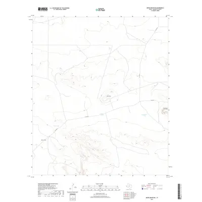 2019 Map of Movie Mountain, 2019 Print