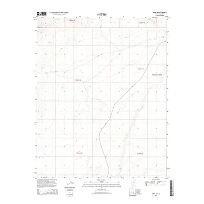 2014 Map of Mowaapi, 2014 Print