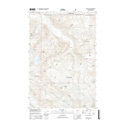 2014 Map of Mowich Lake, 2014 Print