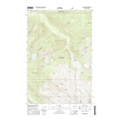 2017 Map of Mowich Lake, 2017 Print