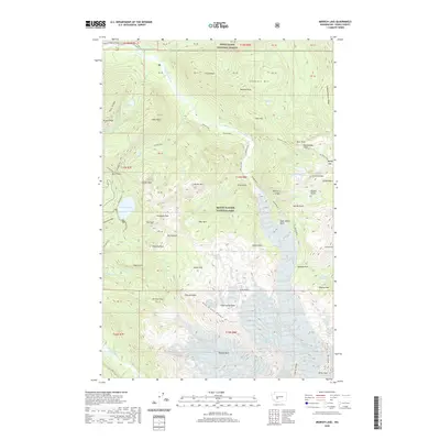 2020 Map of Mowich Lake, 2020 Print