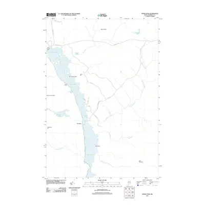 2011 Map of Moxie Pond, 2011 Print
