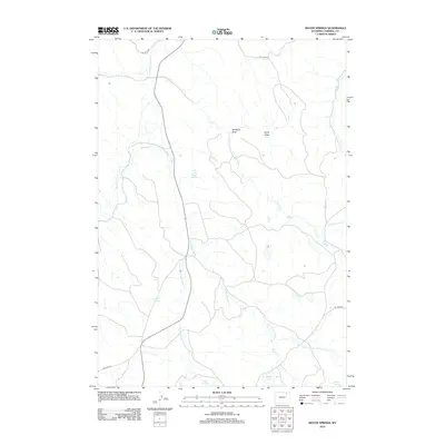 2012 Map of Moyer Springs, 2012 Print