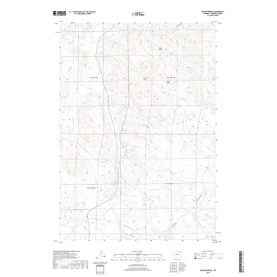 2017 Map of Moyer Springs, 2017 Print