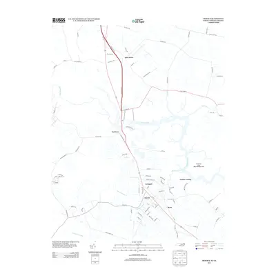 2013 Map of Moyock, 2013 Print