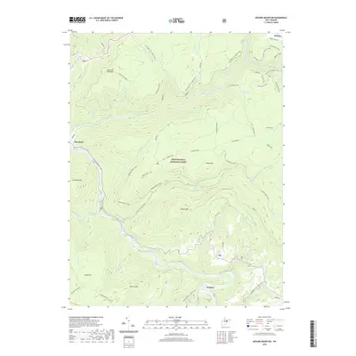 2019 Map of Mozark Mountain, 2019 Print
