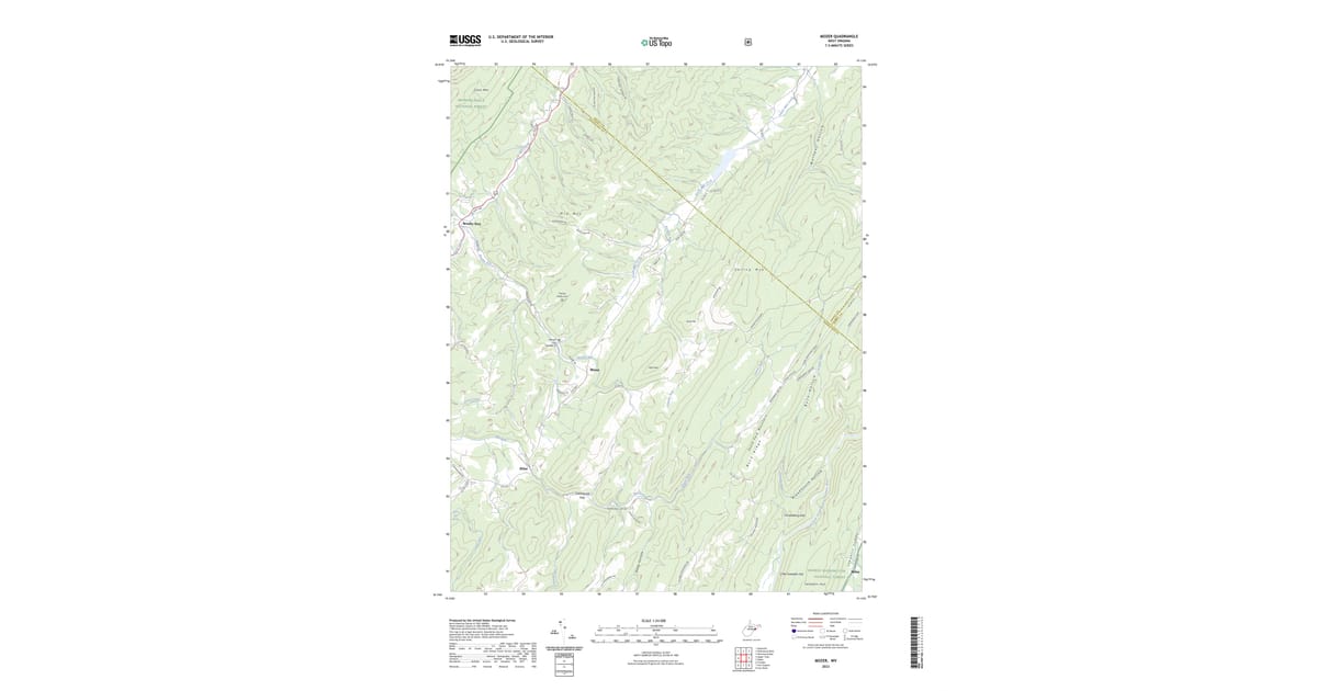 Pendleton Range Map 2023 Map of Mozer, Pendleton County, WV — High-Res | Pastmaps