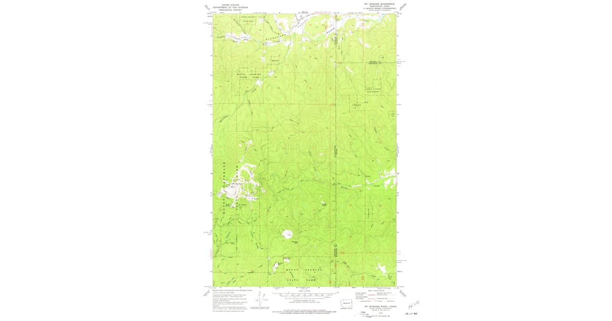1970s Maps of Bonner County, ID | Pastmaps