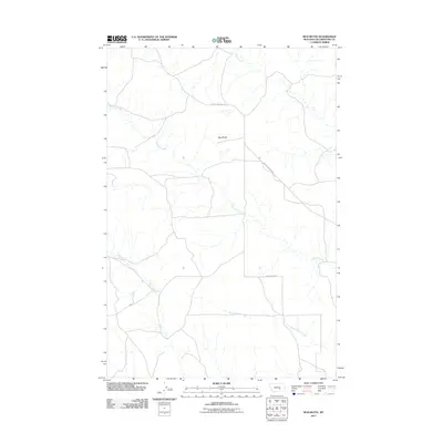 2011 Map of Mud Butte, 2011 Print
