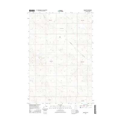 2017 Map of Mud Butte, 2017 Print