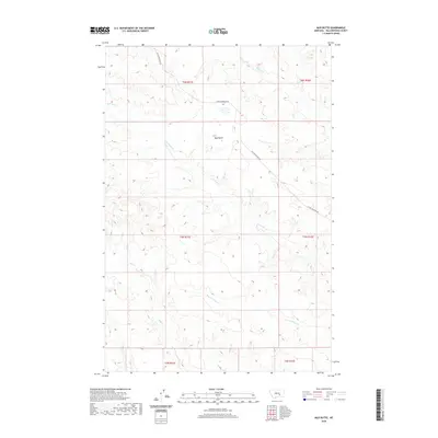 2020 Map of Mud Butte, 2020 Print