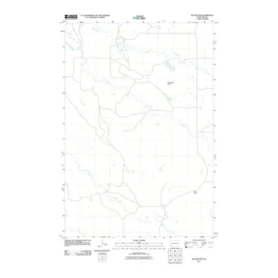 2011 Map of Mud Buttes, 2011 Print