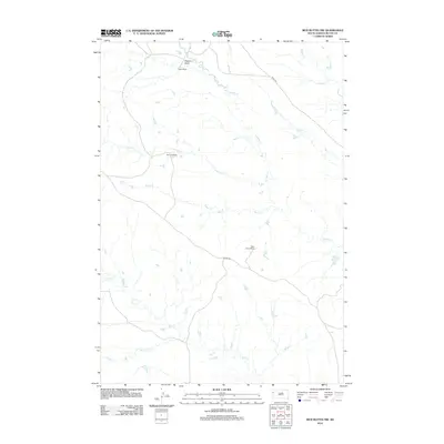 2012 Map of Mud Buttes NW, 2012 Print