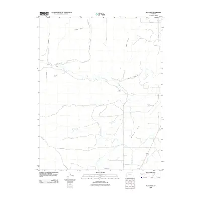 2010 Map of Mud Creek, 2010 Print