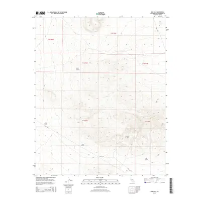 2015 Map of Mud Hills, 2015 Print