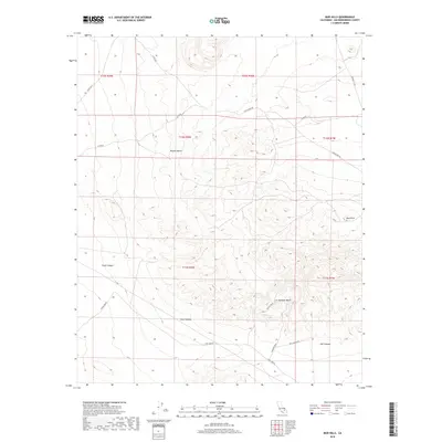 2018 Map of Mud Hills, 2018 Print