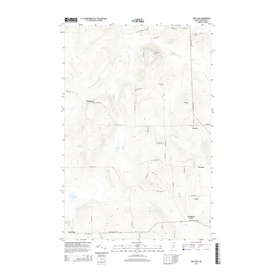 2014 Map of Mud Lake, 2014 Print