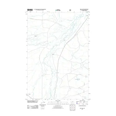 2011 Map of Mud Lake, 2011 Print