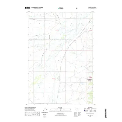 2020 Map of Mud Lake, 2020 Print