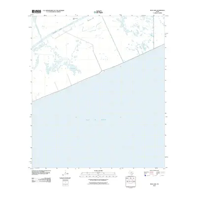 2010 Map of Mud Lake, 2010 Print