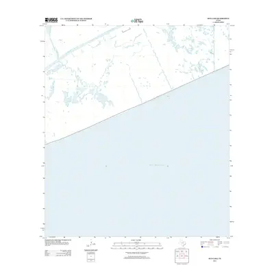 2013 Map of Mud Lake, 2013 Print