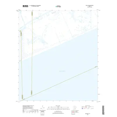 2019 Map of Mud Lake, 2019 Print