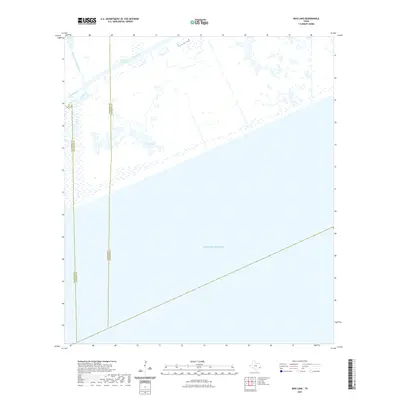 2022 Map of Mud Lake, 2022 Print