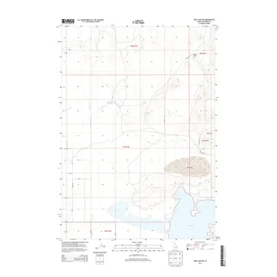 2013 Map of Mud Lake NW, 2013 Print
