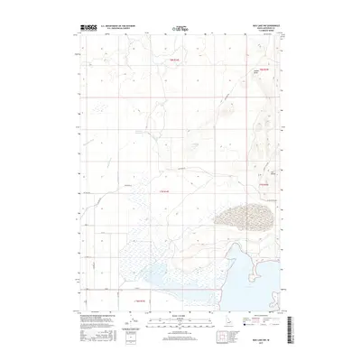 2017 Map of Mud Lake NW, 2017 Print