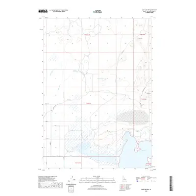 2020 Map of Mud Lake NW, 2020 Print