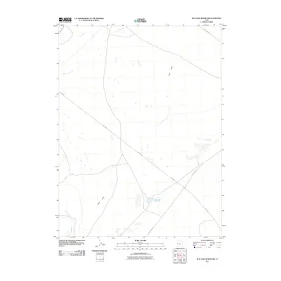 2011 Map of Mud Lake Reservoir, 2011 Print