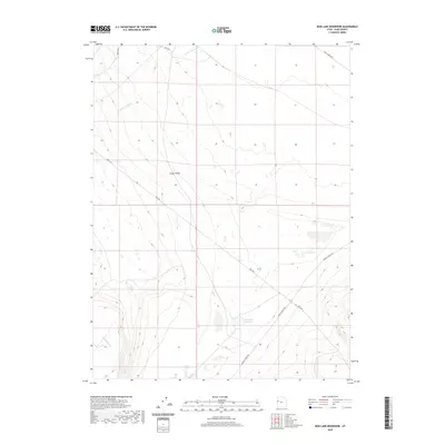 2020 Map of Mud Lake Reservoir, 2020 Print