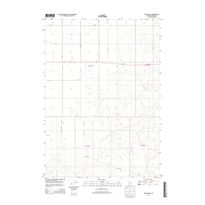 2013 Map of Mud Lake SE, 2013 Print