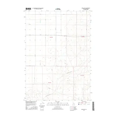 2017 Map of Mud Lake SE, 2017 Print