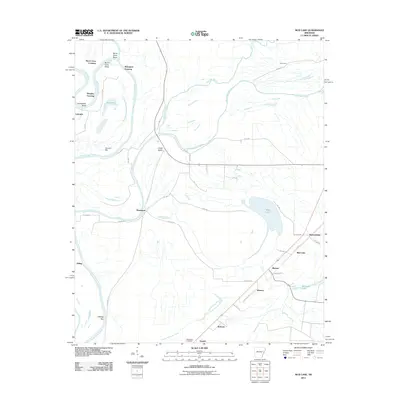 2011 Map of Mud Lake, 2011 Print
