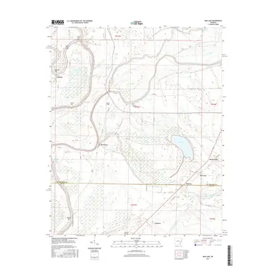 2017 Map of Mud Lake, 2017 Print