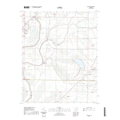 2020 Map of Mud Lake, 2020 Print