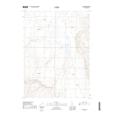 2018 Map of Mud Meadow, 2018 Print