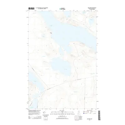 2014 Map of Mud Pond, 2014 Print