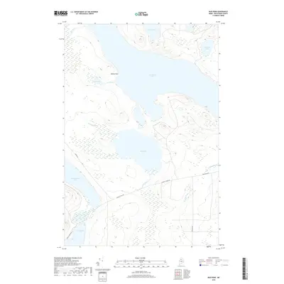 2018 Map of Mud Pond, 2018 Print