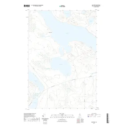 2021 Map of Mud Pond, 2021 Print