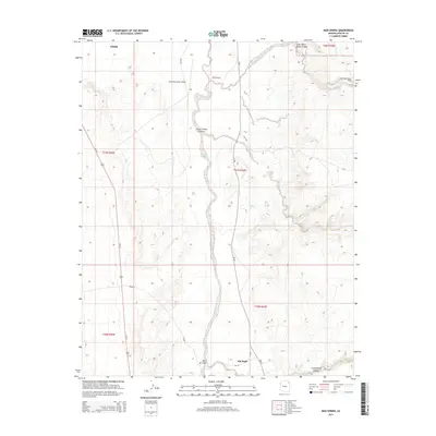 2014 Map of Mud Spring, 2014 Print