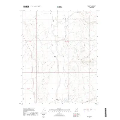2018 Map of Mud Spring, 2018 Print