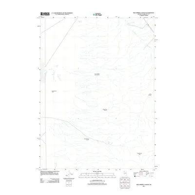 2011 Map of Mud Spring Canyon, 2011 Print