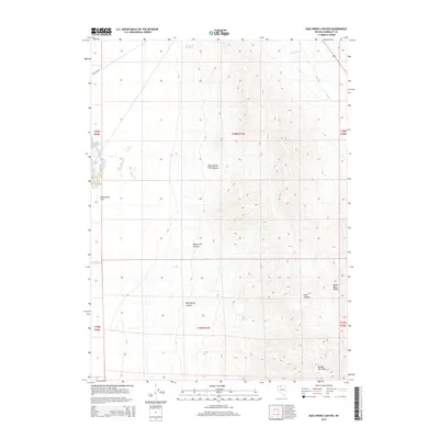 2015 Map of Mud Spring Canyon, 2015 Print